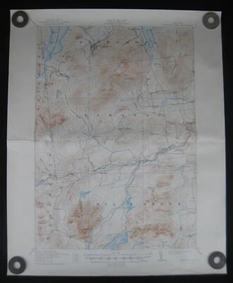 Lyon Mountain New York Topographic Quadrangle 7½ Minute Map 1913 Edition - Image 1 of 4