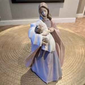 NAO von Lladro MOTHER'S TOUCH 1300 Figur 13" Mutter und Neugeborenes Baby verpackt - Bild 1 von 7