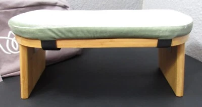 Florensi Meditation Bench  Bamboo Folding Prayer Yoga Bench w/ Pad - Image 1 of 4