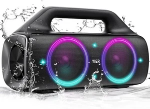 Portable 80W Wireless Speakers with Subwoofer, IP67 Waterproof for Adventures - Picture 1 of 10