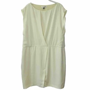 Halston Heritage Women’s Size XL Dress Cap Sleeve Crepe Pistachio Green - Picture 1 of 7