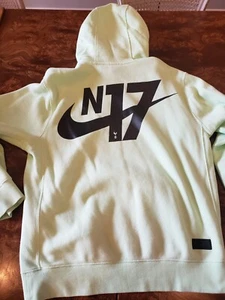 Tottenham Hotspurs Super Soft Nike Adult Light Lime Green Small Hoodie - Picture 1 of 5