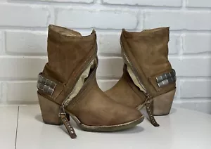 Stivali donna A.S.98 Airstep TG 39 biker caviglia marrone zip metallo - Foto 1 di 15