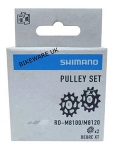 SHIMANO Deore XT RD-M8100 | RD-M8120 Jockey Wheels Set Y3FW98010 - Picture 1 of 4