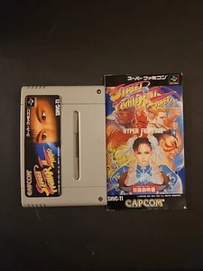 Street Fighter 2 Turbo Hyper Fighting SNES Super Famicon Japanese Game Untested - Picture 1 of 2