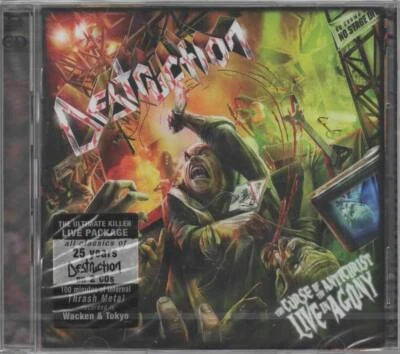 Destruction Curse Of The Antichrist Live in Agony NEU 2CDs RAR Butcher Strikes - Bild 1 von 2