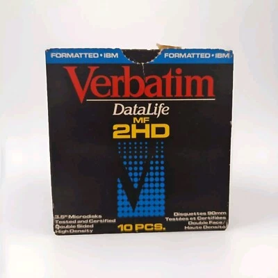 Disketten Verbatim MF 2HD 3.5" Floppy Disc NEU unbenutzt  - Bild 1 von 4