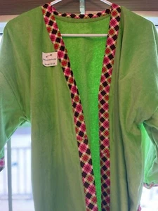 Handmade Women’s Terry Cloth Kimono Bathrobe Md NWT - Picture 1 of 3