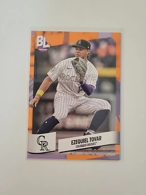 2024 Topps Big League Ezequiel Tovar #63 Orange Parallel Colorado Rockies E19 - Image 1 of 2