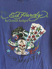 Ed Hardy T Shirt Tee   Death or Glory Los Angeles  Womens Embellished   M