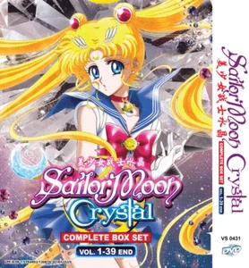 DVD Sailor Moon Crystal Season 1-3 Vol 1-39 End ANIME ENGLISH DUB Region All - Picture 1 of 5