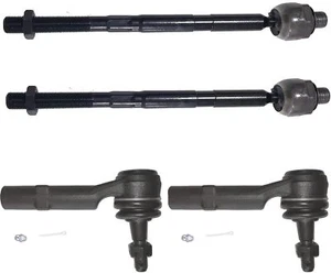 4PC Inner and Outer Tie Rod End EV800572 ES800286 for Buick for GMC for Saturn - Picture 1 of 1