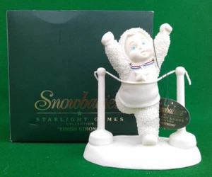 DEPARTMENT 56 - SNOWBABIES “FINISH STRONG” FROM STARLIGHT GAMES COLLECTION. - Picture 1 of 12