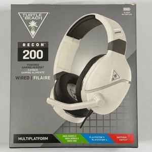 Turtle Beach Recon 200 White Amplified Gaming Headset for Xbox and PlayStation - Picture 1 of 7