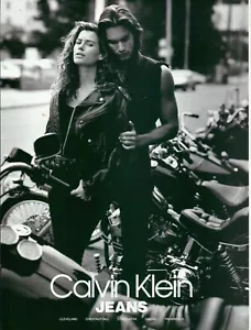 Carre Otis Calvin Klein CK Jeans Revista Publicidad Impreso Moda Años 90 1pg 1992 - Imagen 1 de 12