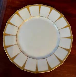 Bread and Butter Plates Athena Grecque Furstenberg Bavaria Germany Gold Stripe - Picture 1 of 7