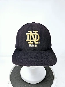 VINTAGE Notre Dame Irish New Era 59 50 Embroidered Wool Cap Hat 7 3/8 USA Made - Picture 1 of 7