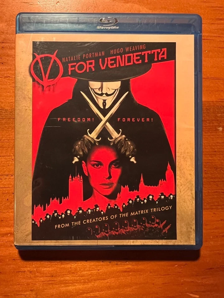 V For Vendetta Blu-Ray, Like NEW - Image 1 of 1