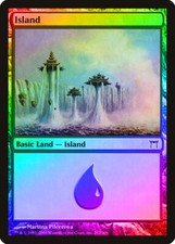 Island (292) FOIL Champions of Kamigawa HEAVILY PLD Basic Land MTG CARD ABUGames