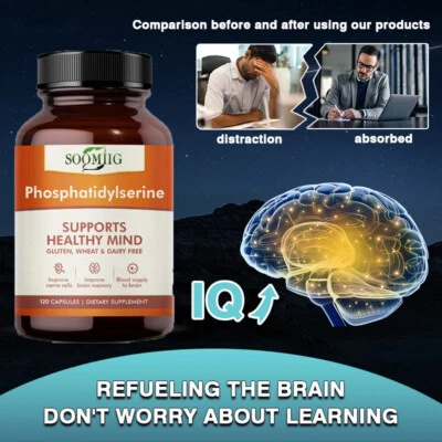 Serine fosforilate, 30/60/120 Capsule - Brain-Booster - Memoria