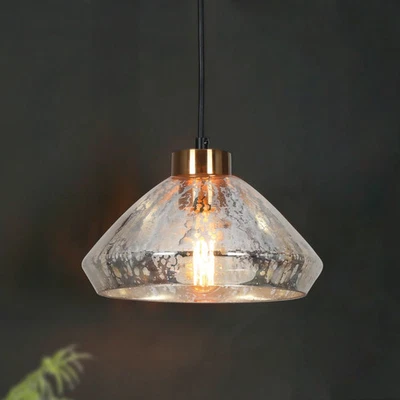 Mini lámparas colgantes modernas negras Anila de 1 luz Foto 1 de 4