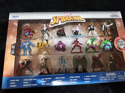 Marvel Spider-Man Nano Metalfigs Serie 9 - 18 Mini Figuras Foto 1 de 3
