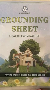 Grounding Mat Pad Earth Grounding Half Sheet With Cord And Sheets Improve Sleep - Picture 1 of 1