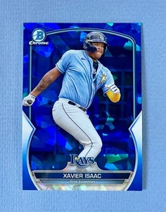 Xavier Isaac 2023 Bowman Chrome Prospects Sapphire #BCP-157 Baseballkarte - Bild 1 von 2