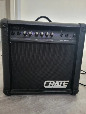 Amplificador de guitarra elétrica Crate. Modelo MXK15 testado funcionando ótimo estado bom - Imagem 1 de 4