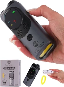 Dog Bark Deterrent Devices – 3-in-1 Ultrasonic Anti Barking Device for Dogs 33ft - Picture 1 of 5