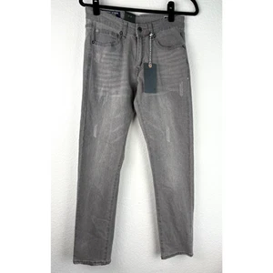 Unter anderem Herren Jeans 29x30 grau Slim Stretch Distressed Denim Zip Fly Hose - Bild 1 von 8