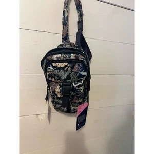 Vera Bradley Utility Sling Bag Rucksack Java Navy Camo Neu mit Etikett - Bild 1 von 9