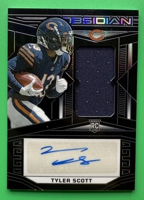 2023 Panini Obsidian #235 Tyler Scott Patch Auto RPA #051/199 Rookie Bears - Image 1 of 3