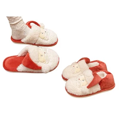 Plush Cotton House Slippers Winter Warm Slippers Bedroom Shoes for Women - Image 1 of 4