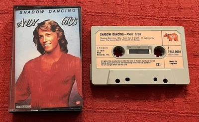 ANDY GIBB - CASSETTE TAPE WITH PAPER LABELS - SHADOW DANCING - Image 1 of 4
