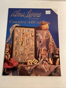 Alma Lynne’s Designs Country ABC"s Sampler Counted Cross Stitch Booklet ALX-117 - Picture 1 of 3