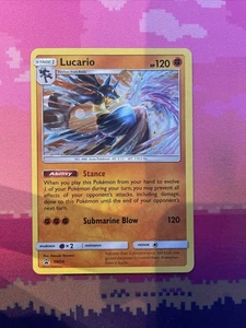 Pokemon Karte Lucario SM54 Black Star Promo Holo Near Mint - Bild 1 von 2