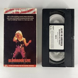 Bloodgood Live - Alive In America VHS 1990 Intense Records - Picture 1 of 7