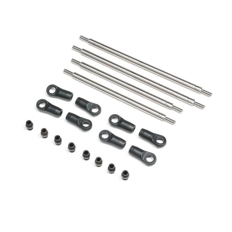 Axial Rear Upper/Lower 4WS Links Set Titanium AXP8 - AXI-2207