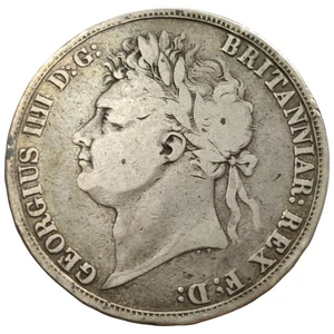 Großbritannien 1822 Crown TERTIO Edge George IV große Silbermünze 11S - Bild 1 von 2