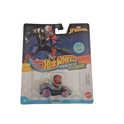 2025 Hot Wheels Racer Verse Venomized Spider-Man Red Mix 5 JHH58 - Image 1 of 3