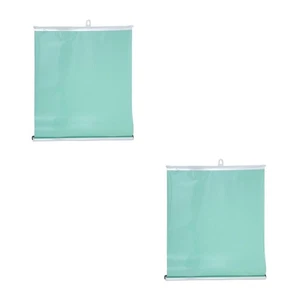 Suction Cup Blackout Curtains Removable Roller Blinds Glass Door Shades - Picture 1 of 20