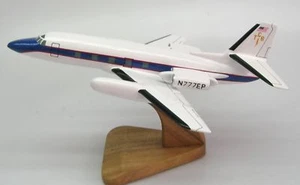 C-140 Jetstar Elvis Presley Airplane Desk Wood Model Replica Small New - Picture 1 of 1