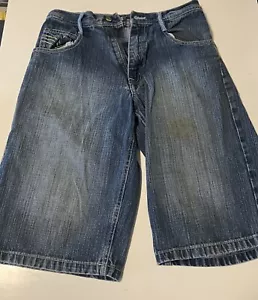 VTG Southpole Jean Shorts Blue Denim Hip Hop Baggy Skater Men's 30 Wide Leg Y2K - Picture 1 of 6