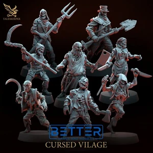 Cursed Village, Wargaming Miniatures for Fantasy, Sci-Fi Grimdark, RPG - Picture 1 of 18