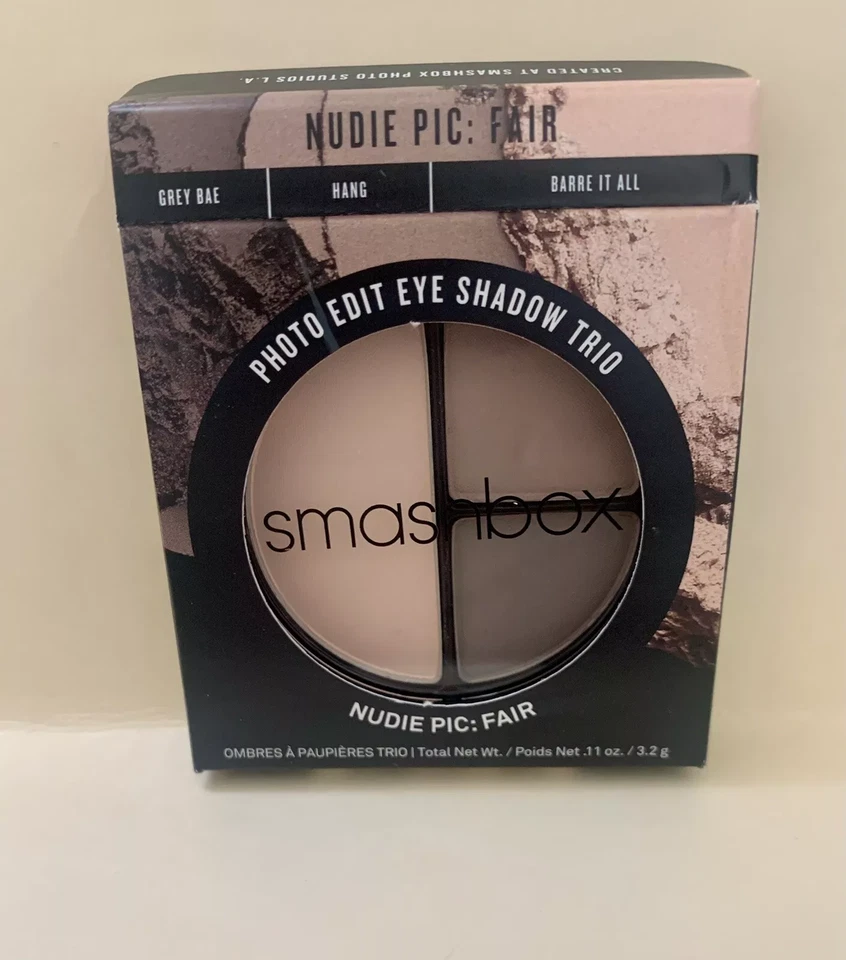 Photo Edit Eyeshadow Trio by Smashbox, Nudie Pic-Pick Shade- New in Box - Image 1 of 2