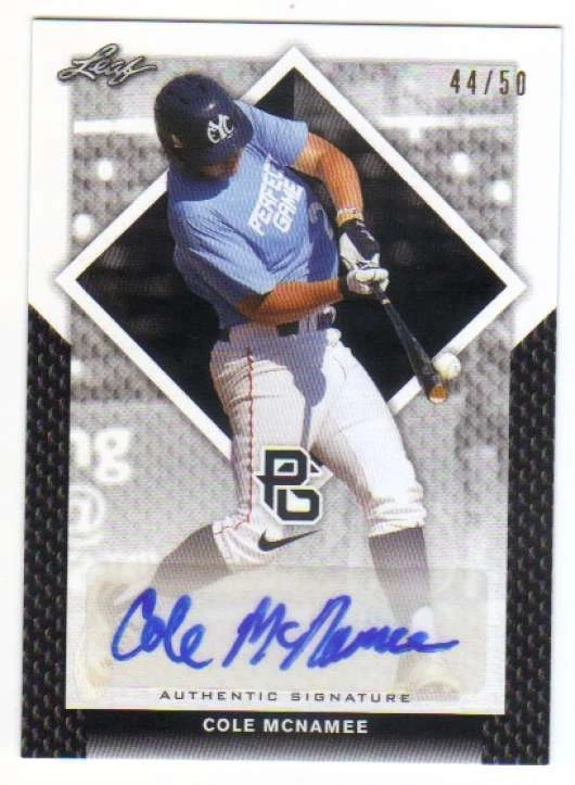 2016 Leaf Perfect Game National Showcase Black AUTO /50 #BA-269 Cole McNamee - Image 1 of 1