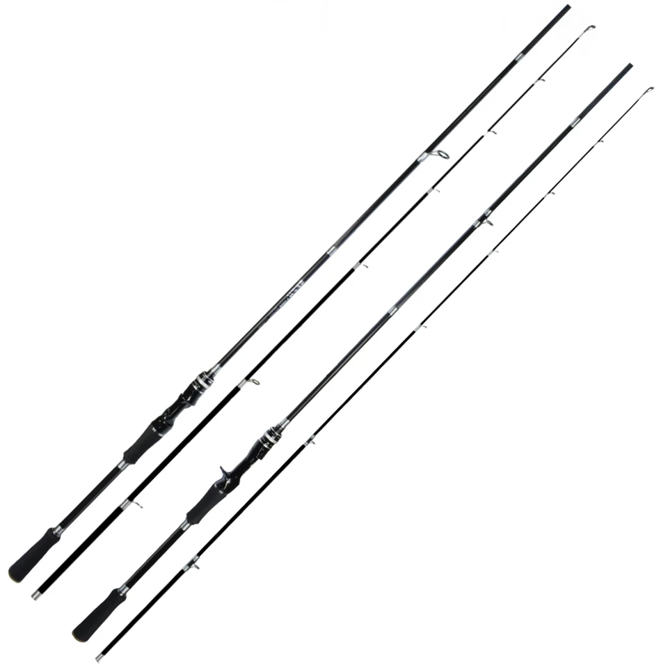Fishing Spinning Rod Carbon Fiber Portable Medium Fast Lightweight - Image 1 of 4