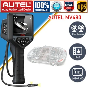 Video endoscopio industrial Autel MaxiVideo MV480 inspección doble cámara 1080P HD - Imagen 1 de 9