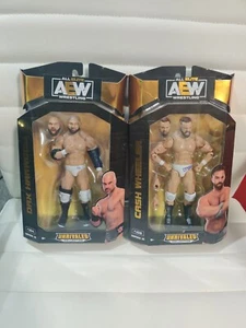 2023 AEW Unrivaled FTR Series 12 CASH WHEELER/ DAX HARDWOOD SET (2) NEW SEALED - Picture 1 of 8